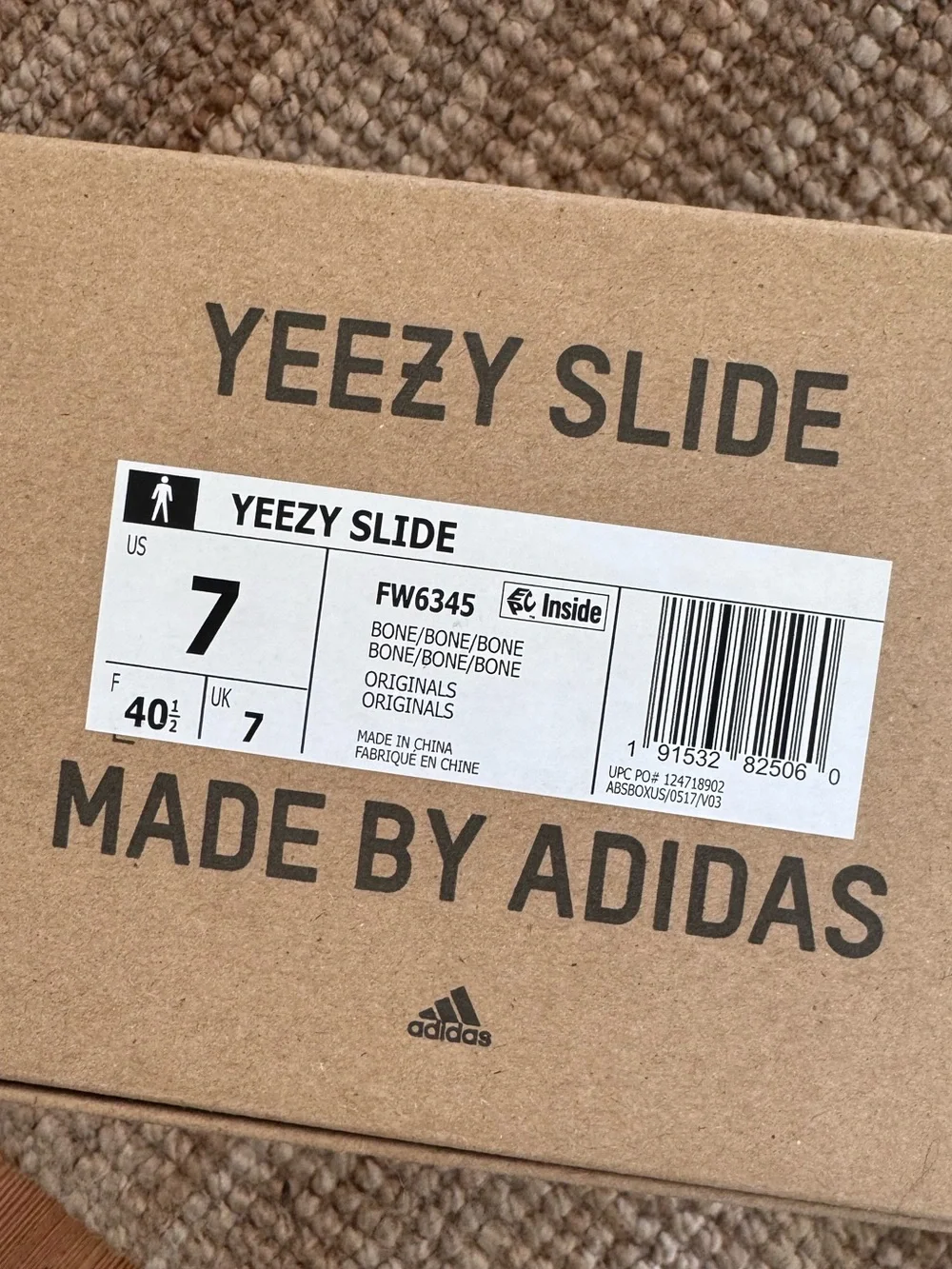 Yeezy adidas slide